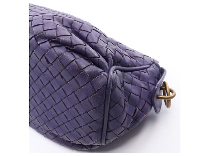 Bottega Veneta Purple Intrecciato Shoulder Bag - view 5