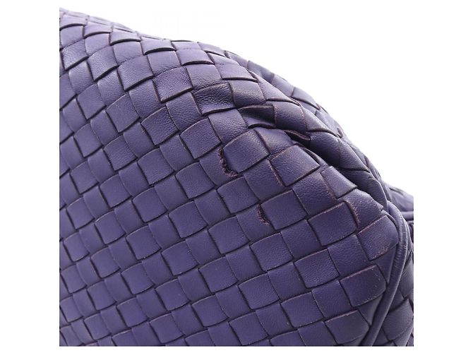 Bottega Veneta Purple Intrecciato Shoulder Bag - view 6