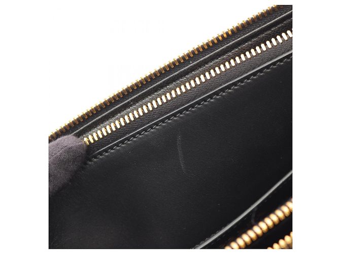 Borsa Tote in pelle nera Prada Nero - vista 5