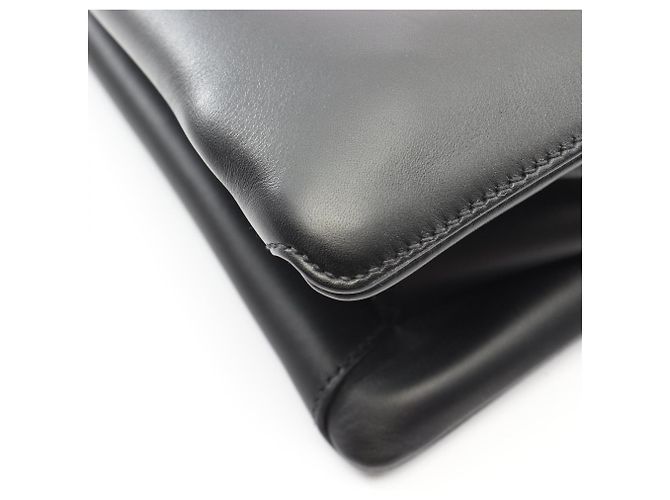 Borsa Tote in pelle nera Prada Nero - vista 6