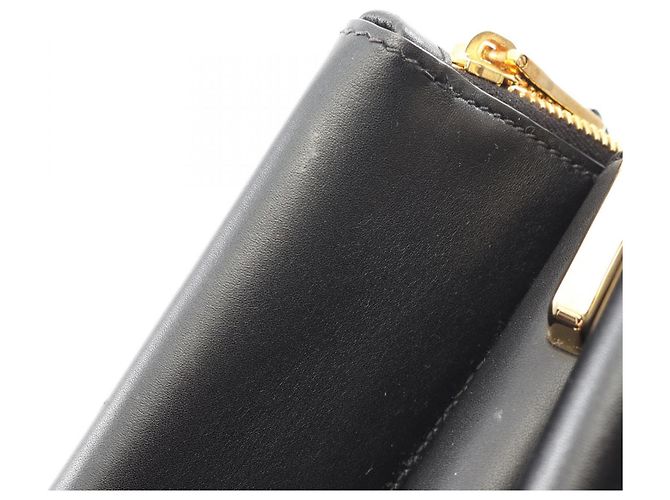 Borsa Tote in pelle nera Prada Nero - vista 7