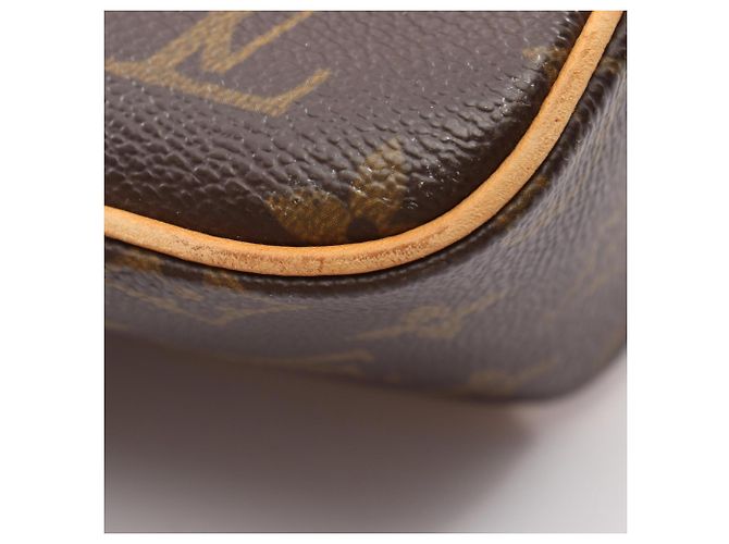Borsa a Spalla Louis Vuitton Vivacite MM Monogram Marrone Monogramma - vista 8