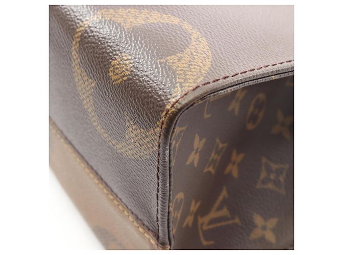Borsa Tote 2-Way Louis Vuitton OnTheGo MM Monogram Giant Reverse Marrone Beige - vista 7