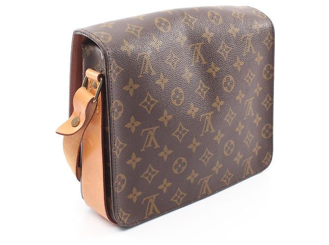 Louis Vuitton Cartouchiere GM Schultertasche Braun Monogramm - Ansicht 2