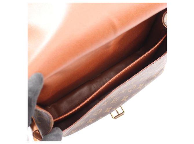 Louis Vuitton Cartouchiere GM Schultertasche Braun Monogramm - Ansicht 3