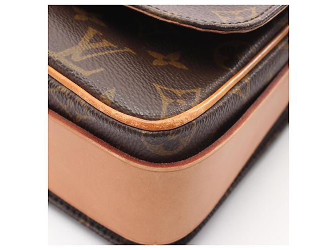 Louis Vuitton Cartouchiere GM Schultertasche Braun Monogramm - Ansicht 7