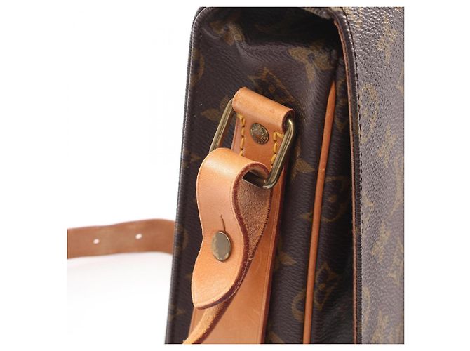 Louis Vuitton Cartouchiere GM Schultertasche Braun Monogramm - Ansicht 9