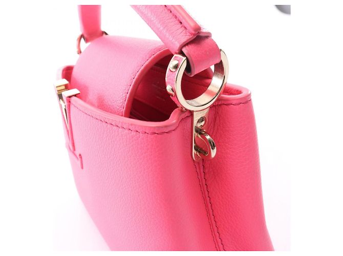 Louis Vuitton Capucines Mini 2-Way Handbag Pink - view 11