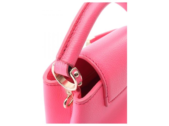 Louis Vuitton Capucines Mini 2-Way Handbag Pink - view 12