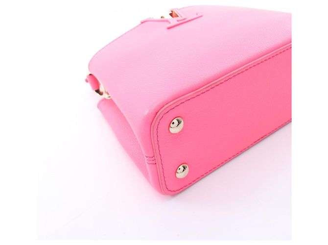 Louis Vuitton Capucines Mini 2-Way Handbag Pink - view 6