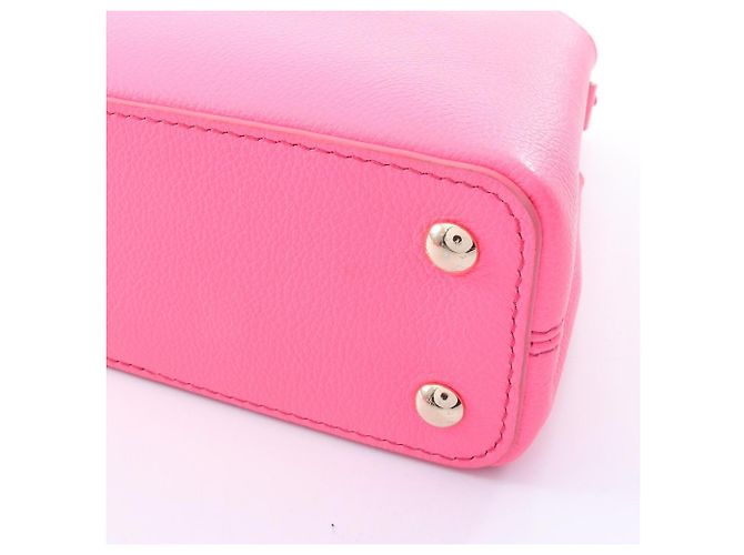 Louis Vuitton Capucines Mini 2-Way Handbag Pink - view 7