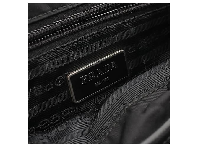 Saffiano Borsa Messenger in Nylon Nero Prada - vista 4