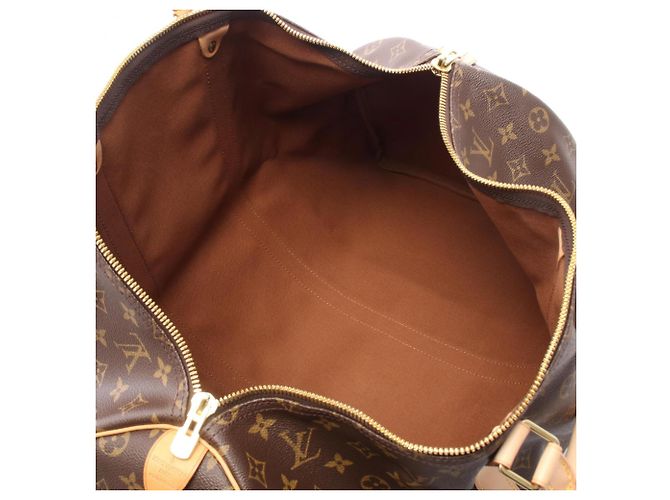 Borsa Boston Louis Vuitton Keepall 50 Marrone Monogramma - vista 3