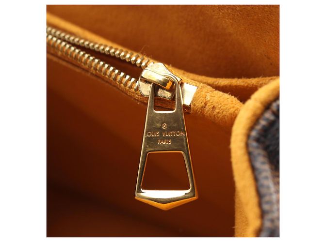 Borsa a tracolla Louis Vuitton Clapton Marrone Nero Damier ebene - vista 7