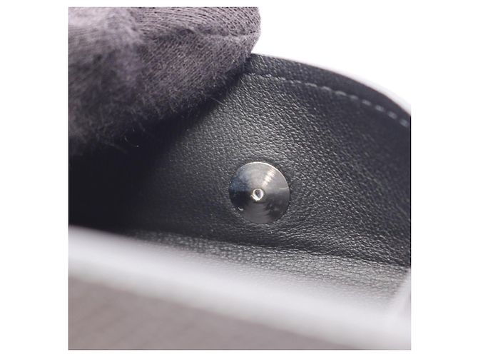 Portafoglio monete Louis Vuitton Taiga Ardoise Nero Grigio - vista 5
