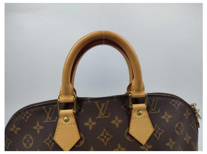 Borsa Louis Vuitton Alma Monogram Canvas PM Marrone - vista 4