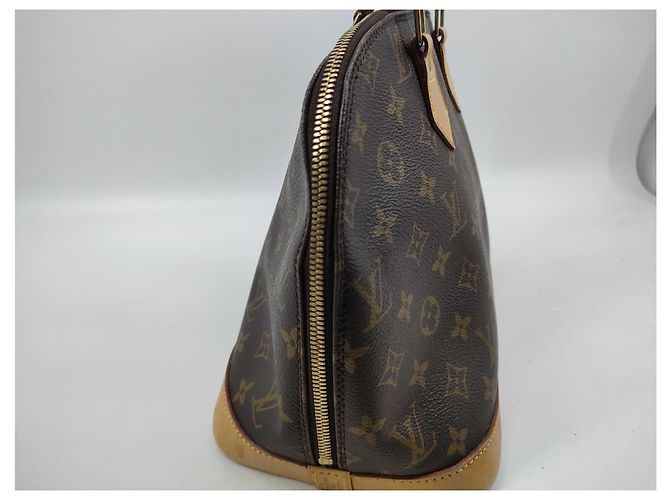 Borsa Louis Vuitton Alma Monogram Canvas PM Marrone - vista 5