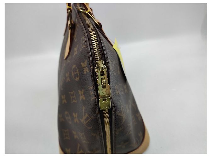 Borsa Louis Vuitton Alma Monogram Canvas PM Marrone - vista 6