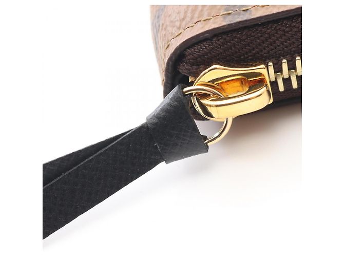 Cartera Long Clemence Louis Vuitton Castaño Monograma - vista 5