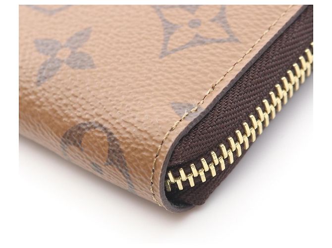 Cartera Long Clemence Louis Vuitton Castaño Monograma - vista 6