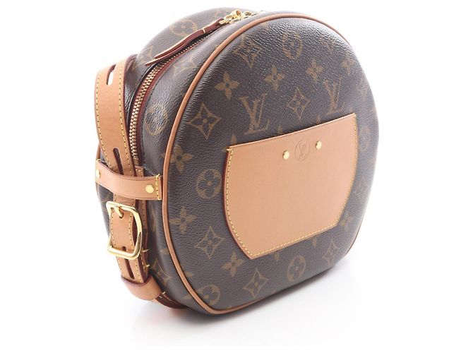 Louis Vuitton Boite Chapeau Souple Shoulder Bag Marrom Monograma - vista 2
