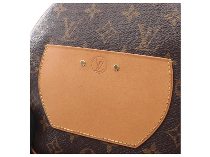 Louis Vuitton Boite Chapeau Souple Shoulder Bag Marrom Monograma - vista 9
