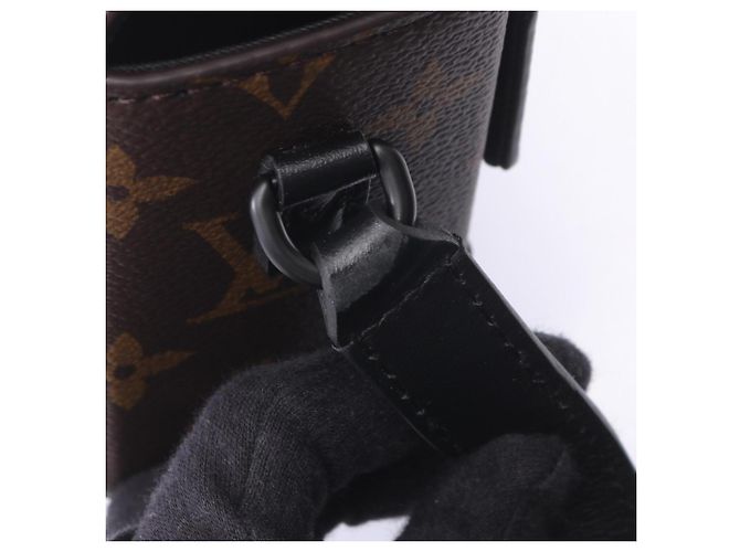 Portafoglio Steamer Louis Vuitton Marrone Nero - vista 5
