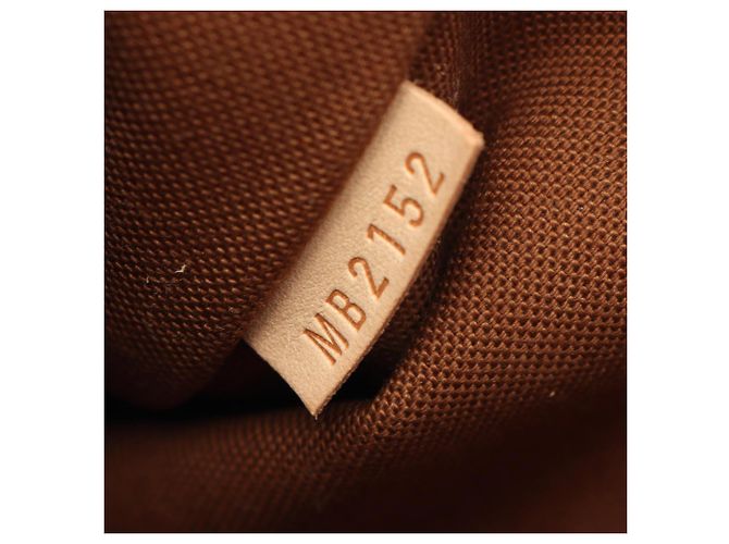 Borsa a Spalla Louis Vuitton Saumur MM Marrone - vista 6