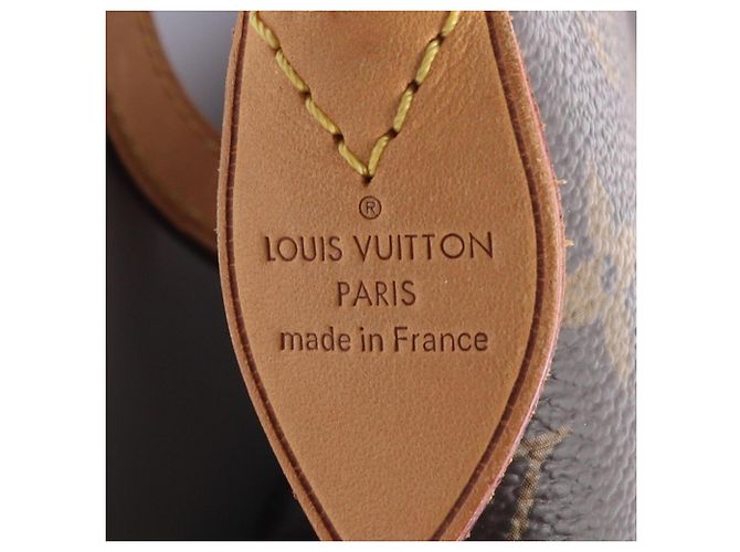 Borsa Tote Louis Vuitton Totally MM Monogram Marrone - vista 4