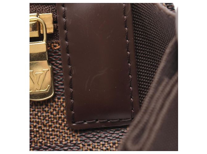 Louis Vuitton Melville Damier Ebene Bumbag Marrone - vista 8