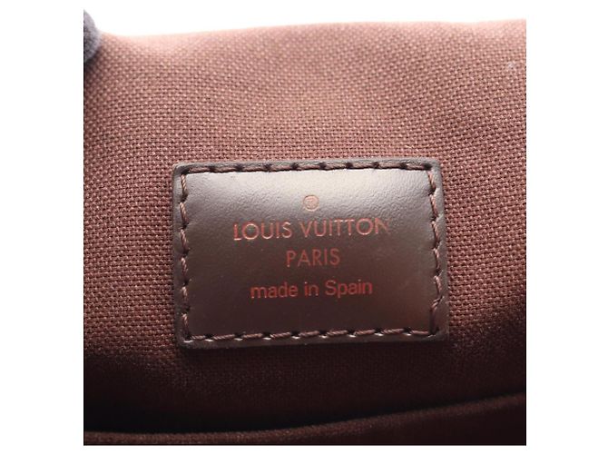 Borsa a Spalla Louis Vuitton Brooklyn MM Damier Ebene Marrone - vista 4