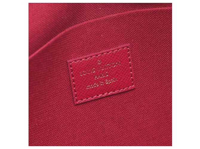 Pochette Felicie Monogram Louis Vuitton Borsa a Spalla Marrone Fuschia - vista 4