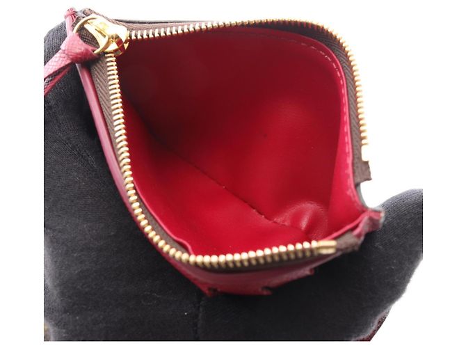 Louis Vuitton Portefeuille Victorine Tri-fold Wallet Brown Pink Fuschia - view 4