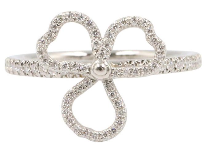 Tiffany & Co. Paper Flower Diamantring Silber - Ansicht 2