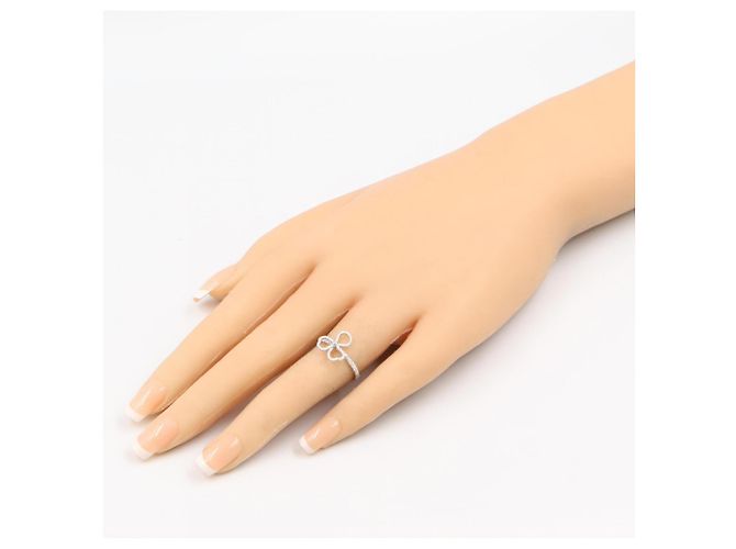 Tiffany & Co. Paper Flower Diamantring Silber - Ansicht 8