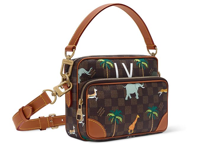 Louis Vuitton Sac Nil x The Darjeeling Limited Damier Heritage Marron Multicolore Monogramme - vue 2