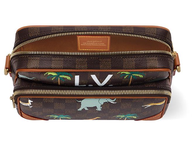 Louis Vuitton Sac Nil x The Darjeeling Limited Damier Heritage Marron Multicolore Monogramme - vue 3
