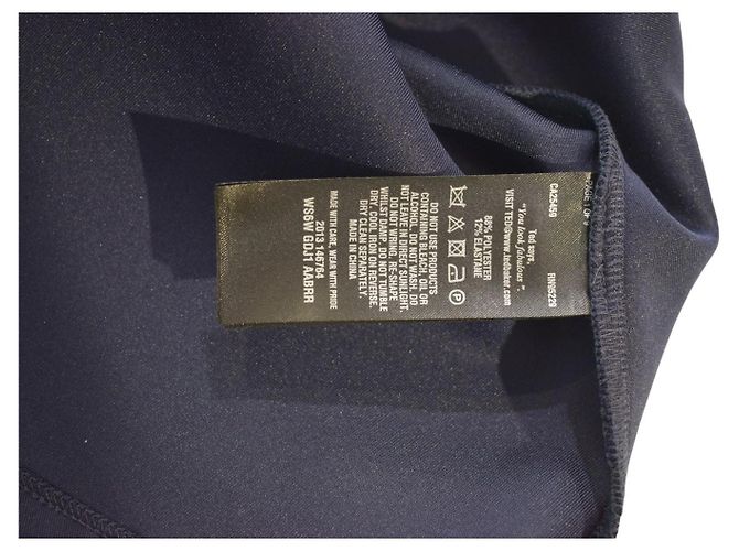 Vestito Skater Color Block Ted Baker - Crema e Blu Navy Bianco Blu scuro - vista 10
