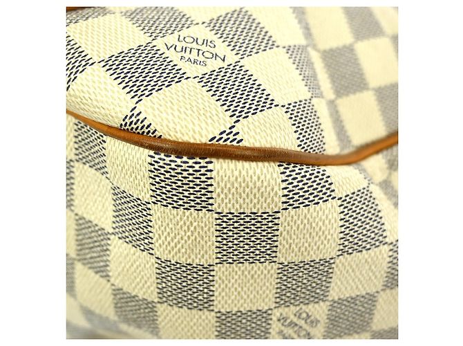 Borsa Louis Vuitton Galliera Damier PM Bianco - vista 7
