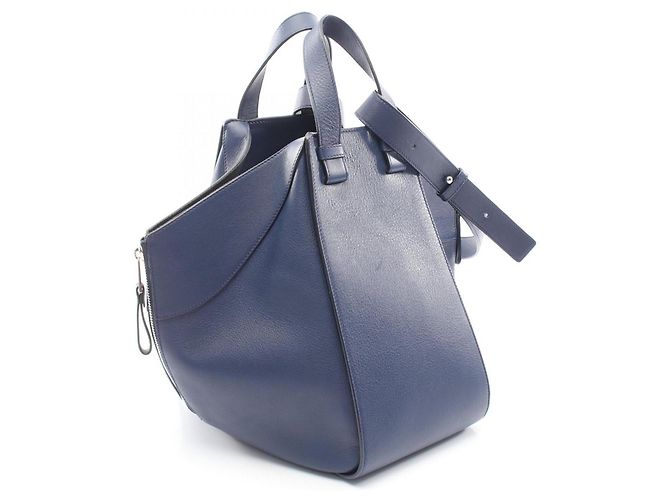 Loewe Hammock Handtasche Medium Marineblau - Ansicht 2