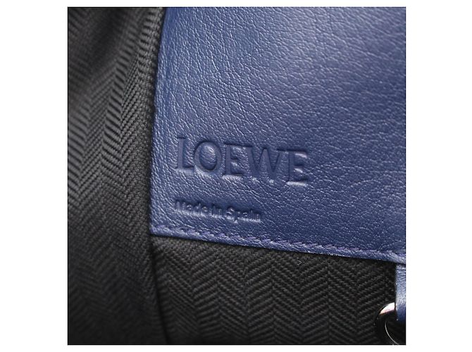 Loewe Hammock Handtasche Medium Marineblau - Ansicht 4