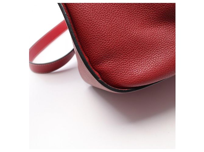 Borsa a mano in pelle Loewe Hammock Small 2-Way Rosso - vista 10