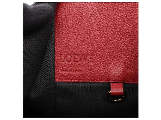 Borsa a mano in pelle Loewe Hammock Small 2-Way Rosso - vista 4