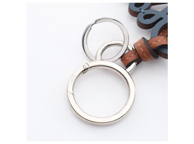 Accessorio Portachiavi Anagram Loewe Marrone Blu navy - vista 4