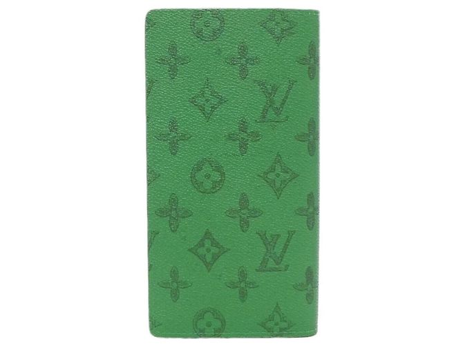 Cartera Louis Vuitton Everyday LV Brazza Verde Verde claro - vista 2