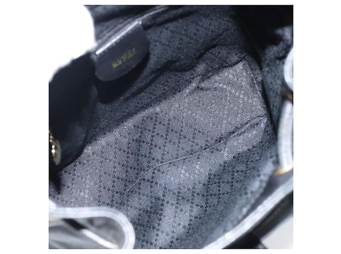 Gucci Vintage Bamboo Leather Mini Nero - vista 5