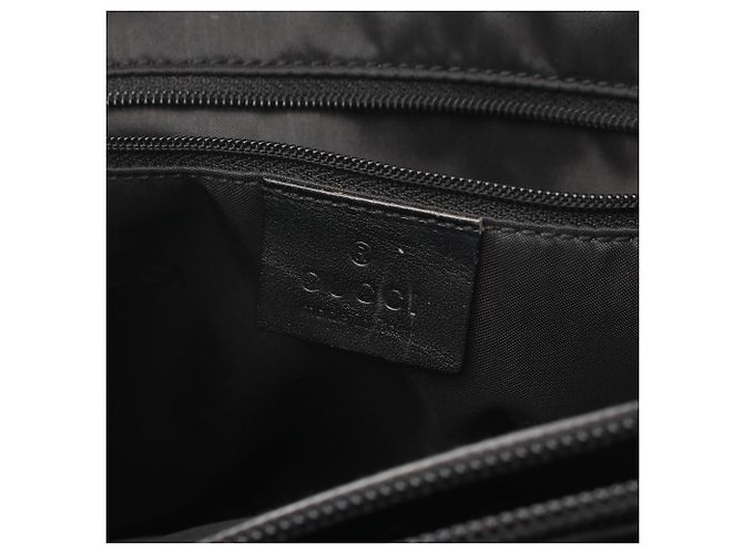 Borsa Tote Gucci Bamboo Nero - vista 4