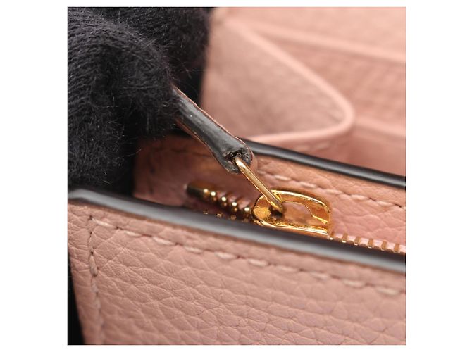 Gucci Horsebit Bi-fold Wallet aus rosa Leder Pink - Ansicht 8