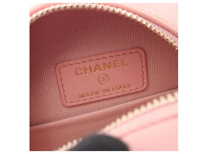 Borsa a tracolla 2-way Chanel 19 Matelassé Round Mini Rosa - vista 4
