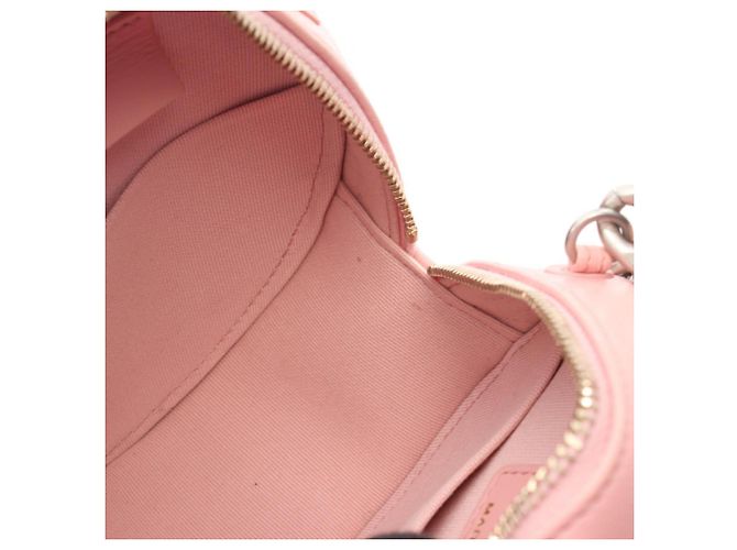 Borsa a tracolla 2-way Chanel 19 Matelassé Round Mini Rosa - vista 8